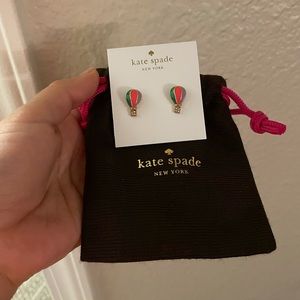 Original, never used, Kate Spade Hot Air Balloon Earrings